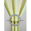 Firana MAKARON zielony-oliwkowy-ecru cieniowany gładki 150x250cm